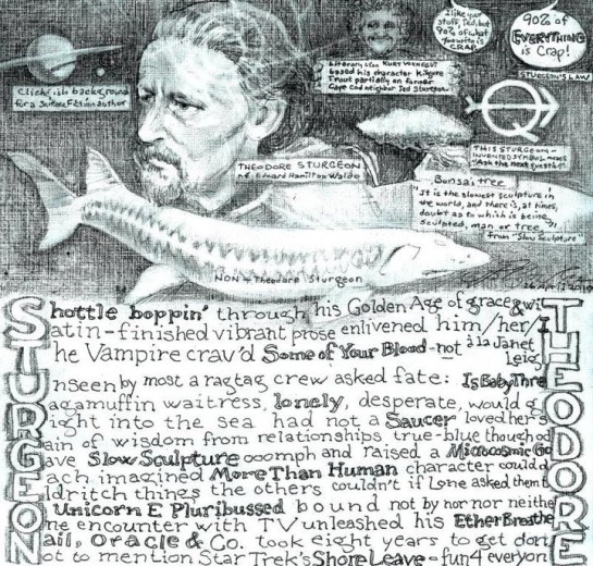 Acrostic Portrait of Theodore Sturgeon