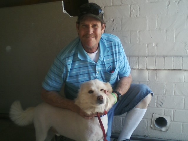 brian and his dog