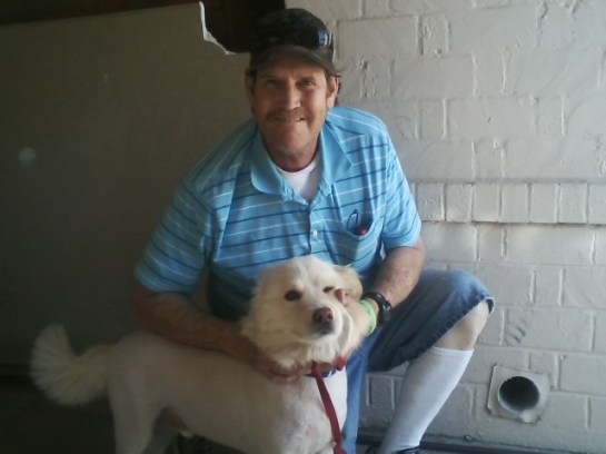 brian and his dog