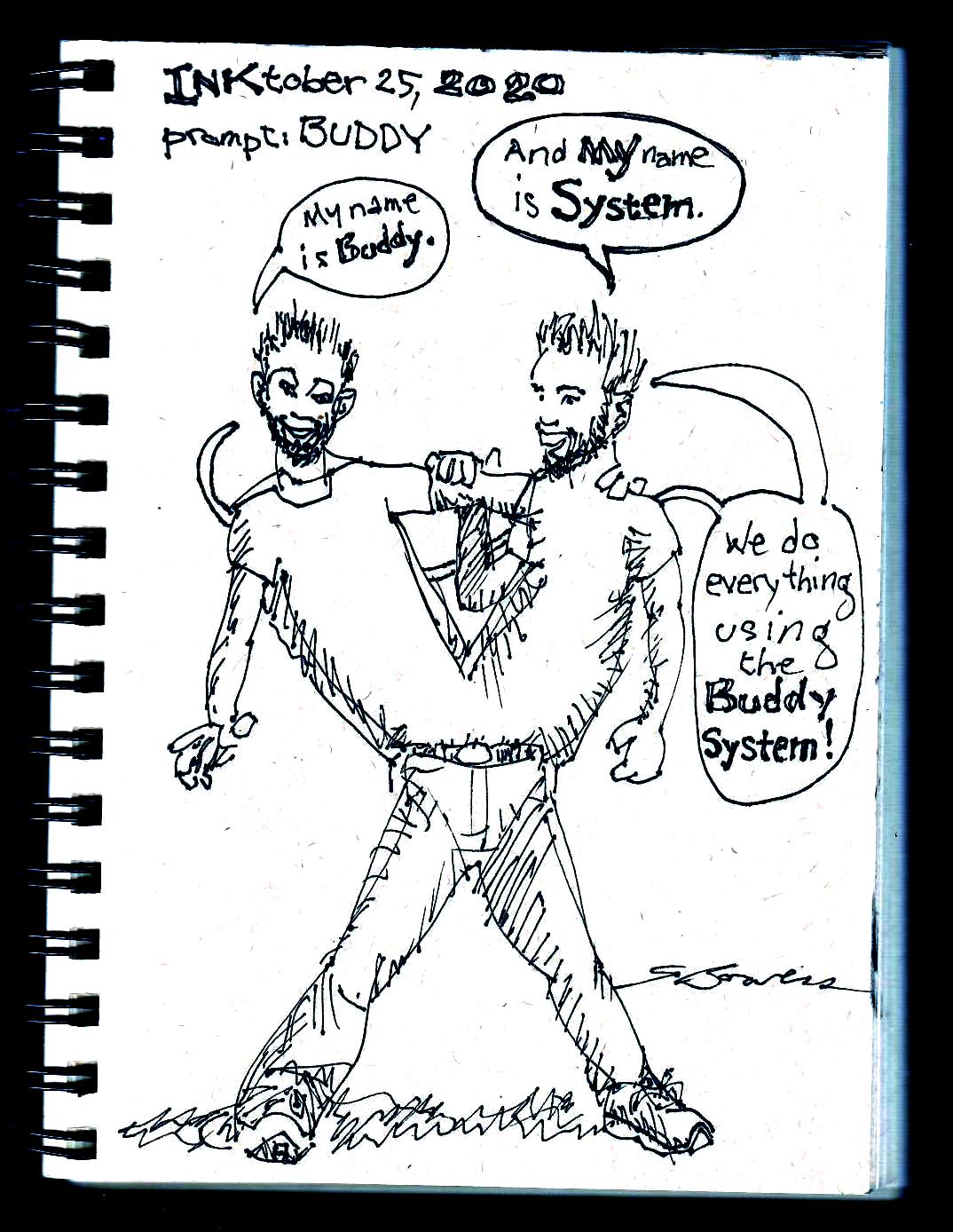 2020 1025 inktober buddy