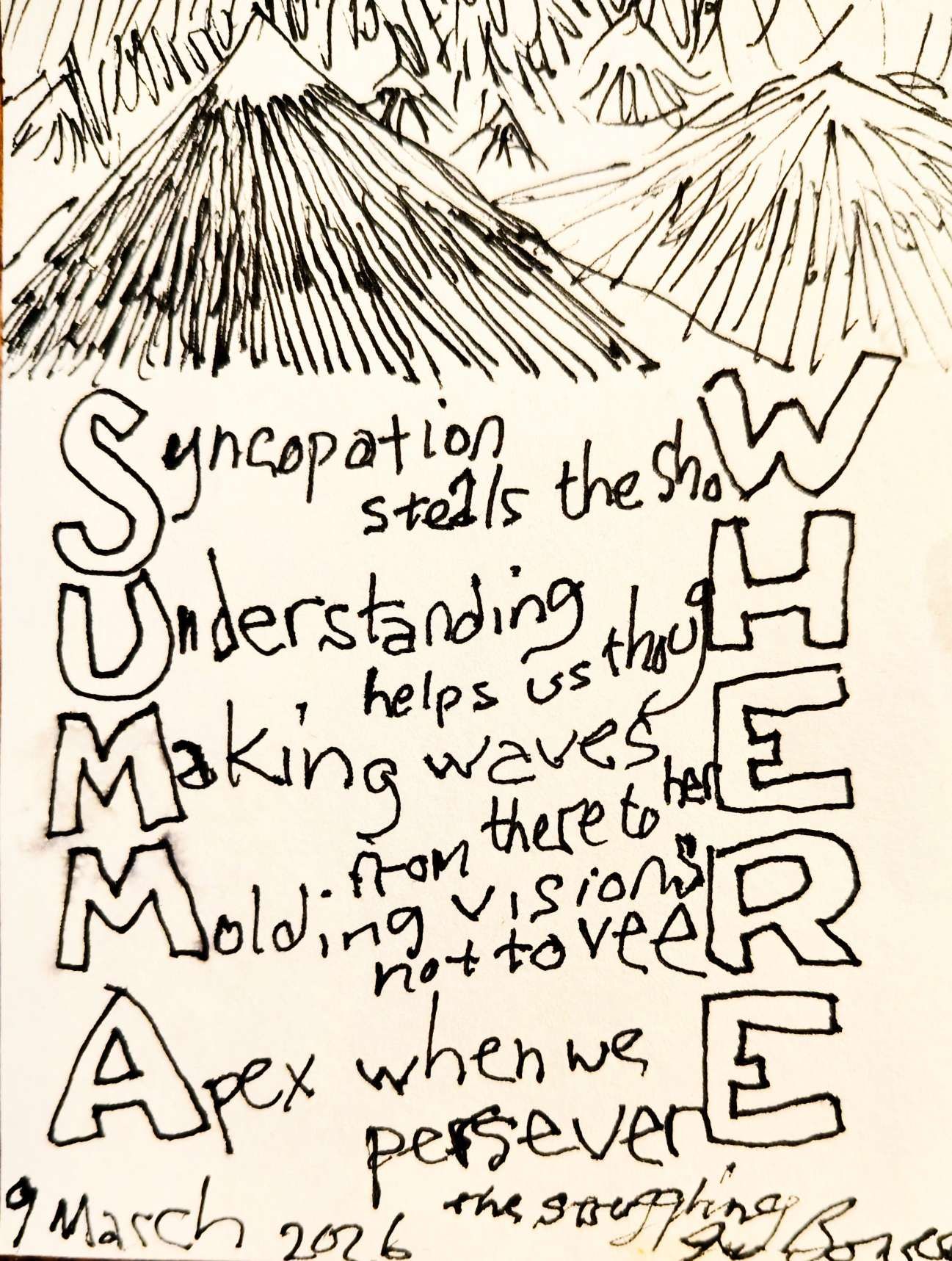 Summa Text summa where | One with Clay, Image and Text